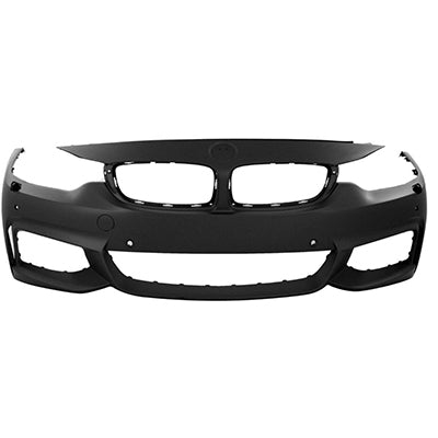 1000 | 2014-2016 BMW 428i Front bumper cover F32|F33; M SPORT; w/H/L Washer; w/PDC; w/Park Assist; w/Camera; prime | BM1000345|51118061935