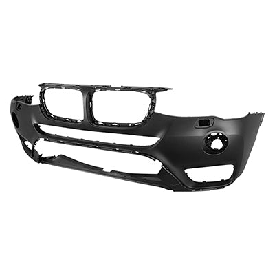 250 | 2015-2017 BMW X3 Front bumper cover F25; w/o M Pkg; w/HLGN Fog Lamps; w/o Park Assist; w/o Surround View; prime | BM1000347|51117389896