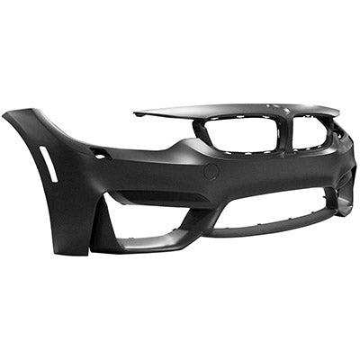 1000 | 2015-2018 BMW M3 Front bumper cover F80; Sedan; w/H/L/W; w/o PDC; w/o Park Assist; w/o Camera; prime | BM1000409|51118058824