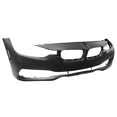 1000 | 2016-2018 BMW 320i Front bumper cover F30; STANDARD; w/o H/L Washer; w/o PDC; w/o Park Assist; w/o Camera; prime | BM1000425|51117445105