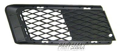 1036 | 2007-2008 BMW 328xi Front bumper grille E92|E93; Coupe/Conv; w/o M Pkg; Outer Grille; RH | BM1036121|51117154720