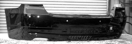 1100 | 2006-2006 BMW 325i Rear bumper cover E90; 2.5L; Sedan; w/o M Pkg; w/o Turbo; w/Park Distance Control; prime | BM1100163|51127171045