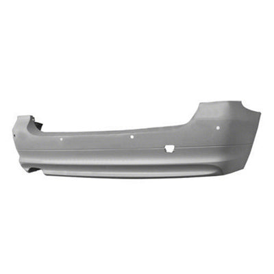 2430 | 2009-2012 BMW 328i Rear bumper cover E91; Wagon; w/o Sport Pkg; w/Park Distance Control; prime | BM1100196|51127202707