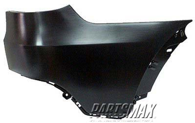 2540 | 2007-2010 BMW X5 RT Rear bumper cover E70; Outer; PTM | BM1117100|51127179022