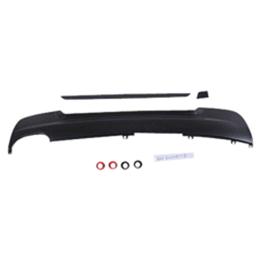 1195 | 2007-2013 BMW 328i Rear bumper valance panel E92; 3.0L; Coupe; w/M Pkg; w/o Turbo; Matte Black | BM1195102|51128041191