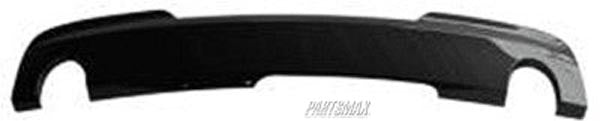 1195 | 2011-2016 BMW 535i Rear bumper valance panel F10; Sedan; w/M Pkg | BM1195107|51127906283