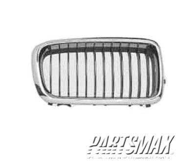 1200 | 1999-2001 BMW 750iL Grille assy hood mounted; left side | BM1200132|51138231595