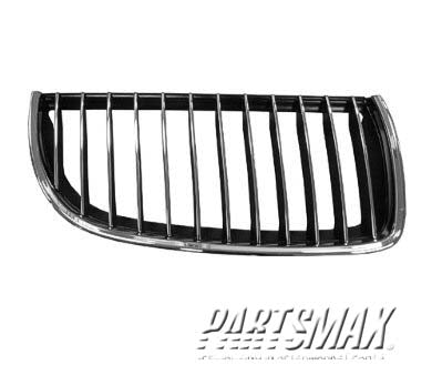 1200 | 2006-2008 BMW 330i Grille assy right side; 4dr sedan | BM1200165|51137120010