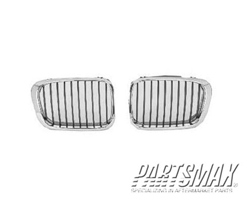 1200 | 1999-2000 BMW 328i Grille assy E46; Sedan/Wagon; Black; RH | BM1200179|51138208488