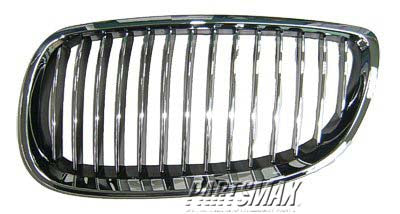 1200 | 2007-2010 BMW 328i Grille assy E92|E93; LH; w/o M Pkg | BM1200184|51137157277