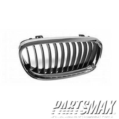 1200 | 2009-2011 BMW 335i Grille assy E90; Sedan; Black/Chrome Bezel; RH | BM1200191|51137201968