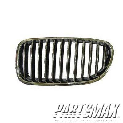1200 | 2011-2013 BMW 535i Grille assy F10; Sedan; LH; w/o Night Vision | BM1200196|51137203649