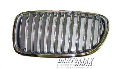1200 | 2011-2013 BMW 550i Grille assy F10; Sedan; LH; w/o Night Vision | BM1200200|51137261355