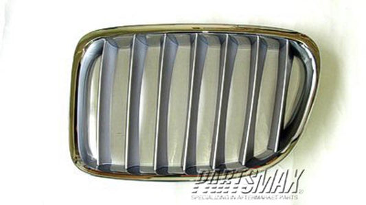 1200 | 2012-2015 BMW X1 Grille assy E84; LH; Type 1; Chrome/Silver | BM1200224|51112993307