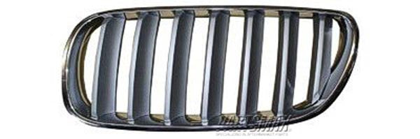 1200 | 2007-2010 BMW X3 Grille assy E83; LH; w/o Chrome; Graphite/Metallic | BM1200226|51113420091