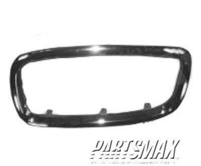 1212 | 2002-2005 BMW 745i LT Grille molding E65|E66; grille trim | BM1212101|51138223219