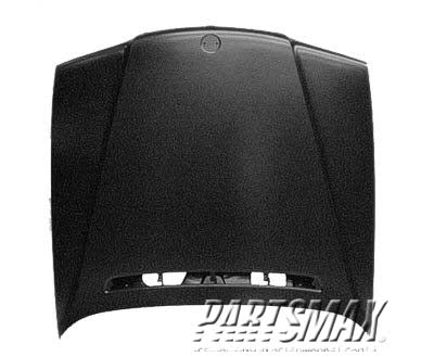 1230 | 1995-2001 BMW 750iL Hood panel assy steel | BM1230110|41618183124