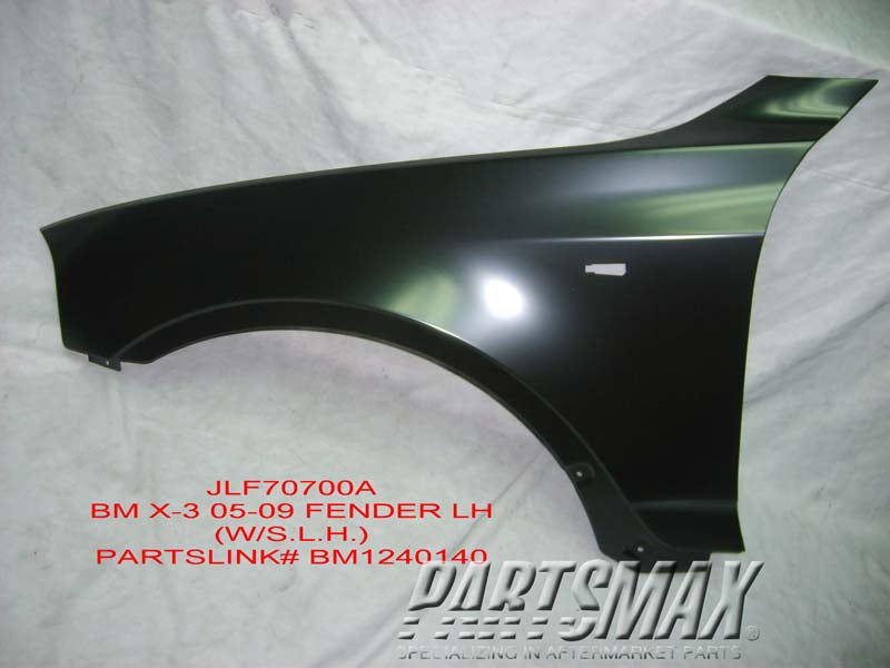 1240 | 2005-2010 BMW X3 LT Front fender assy all | BM1240140|41353405921