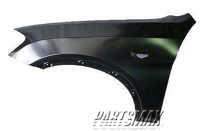 50 | 2011-2017 BMW X3 LT Front fender assy F25 | BM1240154|41357267323