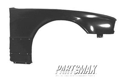 1241 | 1989-1993 BMW 535i RT Front fender assy w/o fender mount signal repeater lamp | BM1241103|41351946928