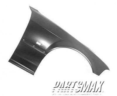 1241 | 1996-1996 BMW 328i RT Front fender assy 2dr coupe/convertible; w/fender mount signal repeater lamp | BM1241119|41358122236