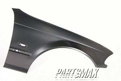 1241 | 1999-2000 BMW 323i RT Front fender assy 4dr sedan/4dr wagon; E46 | BM1241122|41358240406