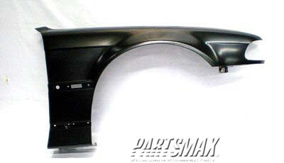 1241 | 1995-1998 BMW 740i RT Front fender assy all | BM1241123|41358157626