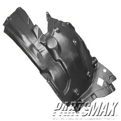 1248 | 2011-2016 BMW 550i LT Front fender inner panel F10; Sedan; Rear | BM1248124|51717186723