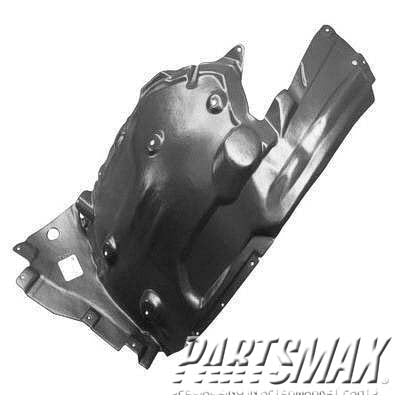 1249 | 2011-2016 BMW 535i RT Front fender inner panel F10; Sedan; Rear | BM1249124|51717186724
