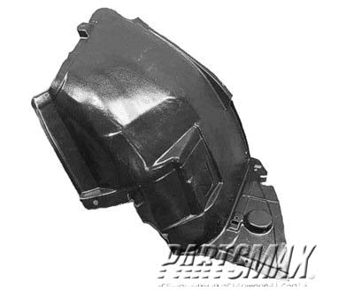 1250 | 2007-2013 BMW 335i LT Front fender splash shield 3 S.335i(E92)F.Splash Shield (Front Liner) | BM1250119|51717162831