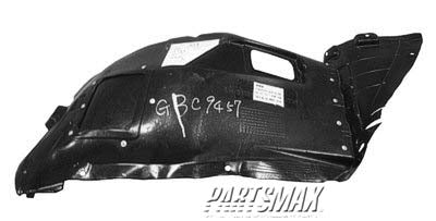 1251 | 1997-2003 BMW 528i RT Front fender splash shield fender liner | BM1251104|51718159424