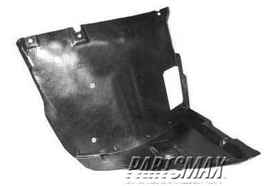 1251 | 1999-2006 BMW 325i RT Front fender splash shield fender liner; 4dr sedan/4dr wagon; front section; RWD | BM1251106|51718193812