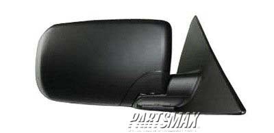 1321 | 1999-2006 BMW 323i RT Mirror outside rear view 4dr sedan; E46; non-folding power remote; w/o memory; std design; prime | BM1321117|51168245128