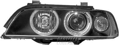2502 | 2001-2003 BMW 525i LT Headlamp assy composite w/white signal lens; halogen | BM2502121|63126902517