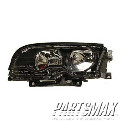 2502 | 2002-2006 BMW 325i LT Headlamp assy composite 2dr coupe/convert; w/halogen lamps; to 3/03 | BM2502123|63127165903