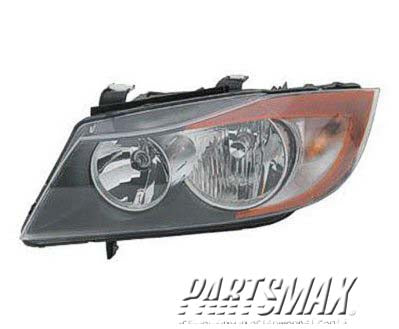 2502 | 2006-2006 BMW 325xi LT Headlamp assy composite E90|E91; Sedan/Wagon; Halogen | BM2502133|63116942725