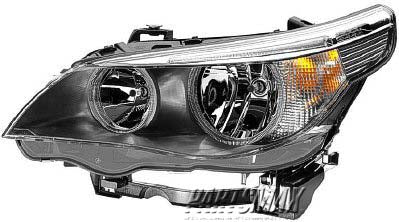 2502 | 2006-2007 BMW 550i LT Headlamp assy composite 4dr sedan; halogen | BM2502134|63127166115