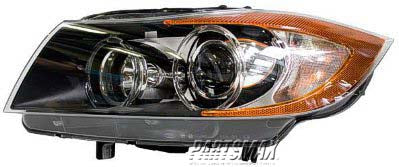 2502 | 2006-2008 BMW 330i LT Headlamp assy composite xenon; w/o auto adjust | BM2502135|63117161665
