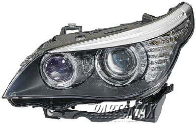 2502 | 2008-2010 BMW 550i LT Headlamp assy composite w/halogen | BM2502142|63127177731
