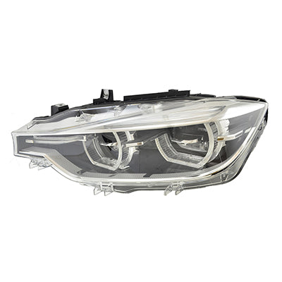 2502 | 2016-2018 BMW 330e LT Headlamp assy composite F30; Sedan; LED; w/Adaptive Headlamps | BM2502188|63117419621