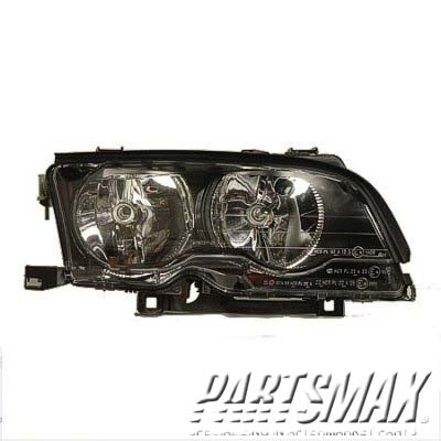 2503 | 2002-2006 BMW 325i RT Headlamp assy composite 2dr coupe/convert; w/halogen lamps; to 3/03 | BM2503123|63127165904