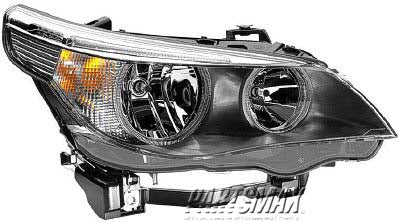 2503 | 2006-2007 BMW 530i RT Headlamp assy composite 4dr sedan/wagon; halogen | BM2503133|63127166116