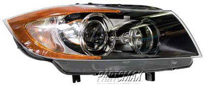 2503 | 2006-2008 BMW 328i RT Headlamp assy composite xenon; w/o auto adjust | BM2503135|63117161666