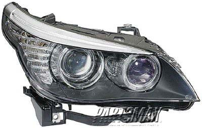 2503 | 2008-2010 BMW 528i RT Headlamp assy composite w/halogen | BM2503142|63127177732