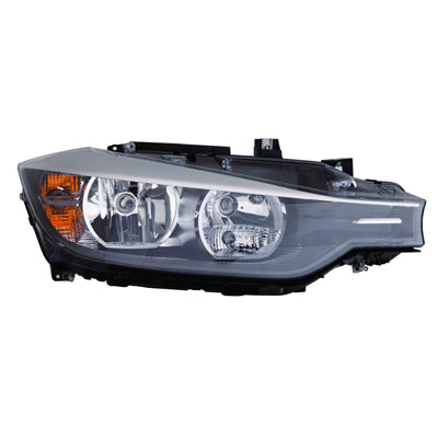 2503 | 2012-2015 BMW 335i RT Headlamp assy composite F30; Sedan; Halogen | BM2503169|63117338710