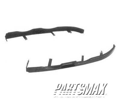 2512 | 1999-2000 BMW 323i LT Headlamp door 4dr sedan/4dr wagon; w/o headlamp washers; lower cover | BM2512101|51138208485