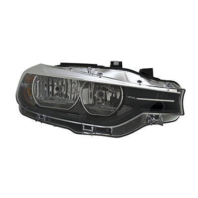 2519 | 2016-2018 BMW 340i RT Headlamp lens/housing F30; Sedan; Halogen | BM2519166|63117365600
