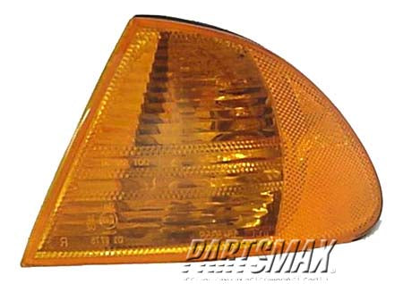 2520 | 2001-2001 BMW 325i LT Parklamp assy park/signal/marker combo; 4dr sedan; w/amber lens | BM2520104|63136902765