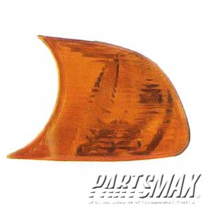 2521 | 2002-2003 BMW 325Ci RT Parklamp assy park/signal/marker combo; 2dr coupe/conv.; w/amber lens; E46; to 3/03 | BM2521115|63136919650