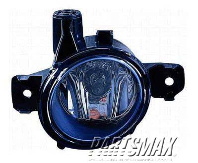 2592 | 2007-2010 BMW X3 LT Fog lamp assy w/o adaptive headlamps | BM2592126|63176924655
